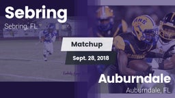 Matchup: Sebring  vs. Auburndale  2018
