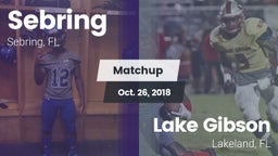 Matchup: Sebring  vs. Lake Gibson  2018