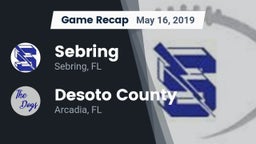 Recap: Sebring  vs. Desoto County  2019
