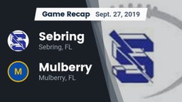 Recap: Sebring  vs. Mulberry  2019