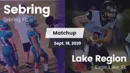 Matchup: Sebring  vs. Lake Region  2020