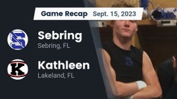 Recap: Sebring  vs. Kathleen  2023