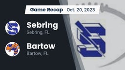 Recap: Sebring  vs. Bartow  2023