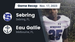 Recap: Sebring  vs. Eau Gallie  2023