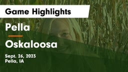 Pella  vs Oskaloosa  Game Highlights - Sept. 26, 2023