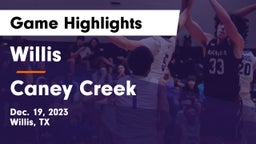 Willis  vs Caney Creek  Game Highlights - Dec. 19, 2023