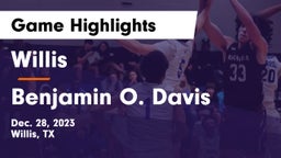 Willis  vs Benjamin O. Davis  Game Highlights - Dec. 28, 2023