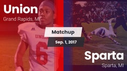 Matchup: Union  vs. Sparta  2017