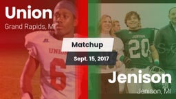 Matchup: Union  vs. Jenison   2017