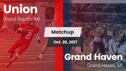 Matchup: Union  vs. Grand Haven  2017