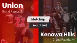 Matchup: Union  vs. Kenowa Hills  2018