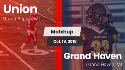 Matchup: Union  vs. Grand Haven  2018