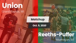 Matchup: Union  vs. Reeths-Puffer  2020