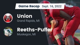 Recap: Union  vs. Reeths-Puffer  2022