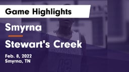 Smyrna  vs Stewart's Creek  Game Highlights - Feb. 8, 2022