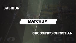 Matchup: Cashion  vs. Crossings Christian  2016