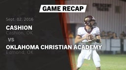 Recap: Cashion  vs. Oklahoma Christian Academy  2016