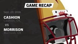 Recap: Cashion  vs. Morrison  2016