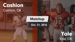 Matchup: Cashion  vs. Yale  2016