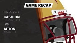 Recap: Cashion  vs. Afton  2016