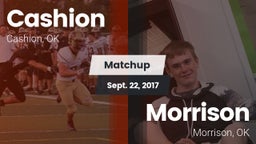 Matchup: Cashion  vs. Morrison  2017