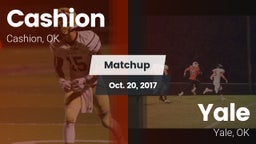 Matchup: Cashion  vs. Yale  2017