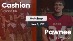 Matchup: Cashion  vs. Pawnee  2017