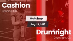 Matchup: Cashion  vs. Drumright  2018