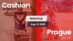 Matchup: Cashion  vs. Prague  2018