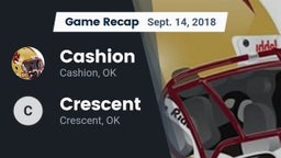 Recap: Cashion  vs. Crescent  2018