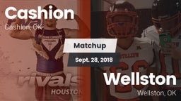 Matchup: Cashion  vs. Wellston  2018