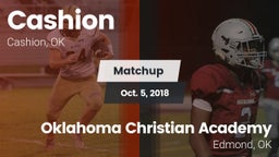 Matchup: Cashion  vs. Oklahoma Christian Academy  2018