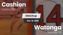 Matchup: Cashion  vs. Watonga  2018