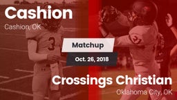 Matchup: Cashion  vs. Crossings Christian  2018