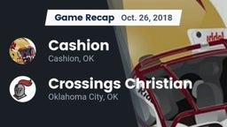 Recap: Cashion  vs. Crossings Christian  2018