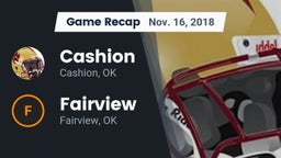 Recap: Cashion  vs. Fairview  2018