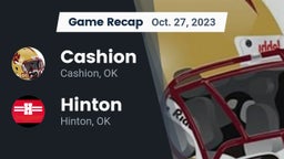 Recap: Cashion  vs. Hinton  2023