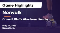 Norwalk  vs Council Bluffs Abraham Lincoln Game Highlights - May 19, 2022