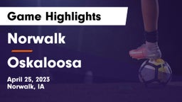Norwalk  vs Oskaloosa  Game Highlights - April 25, 2023