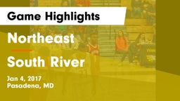 Northeast  vs South River  Game Highlights - Jan 4, 2017