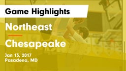 Northeast  vs Chesapeake  Game Highlights - Jan 13, 2017