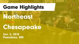 Northeast  vs Chesapeake  Game Highlights - Jan. 5, 2018