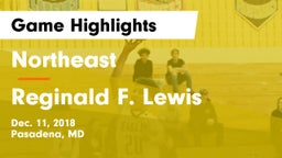 Northeast  vs Reginald F. Lewis  Game Highlights - Dec. 11, 2018
