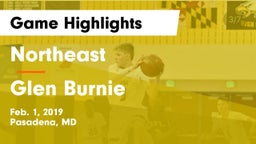 Northeast  vs Glen Burnie  Game Highlights - Feb. 1, 2019
