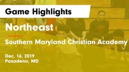 Northeast  vs Southern Maryland Christian Academy Game Highlights - Dec. 16, 2019