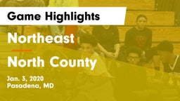 Northeast  vs North County  Game Highlights - Jan. 3, 2020