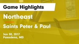 Northeast  vs Saints Peter & Paul Game Highlights - Jan 30, 2017