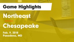 Northeast  vs Chesapeake  Game Highlights - Feb. 9, 2018