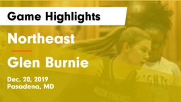 Northeast  vs Glen Burnie  Game Highlights - Dec. 20, 2019