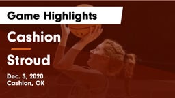 Cashion  vs Stroud  Game Highlights - Dec. 3, 2020